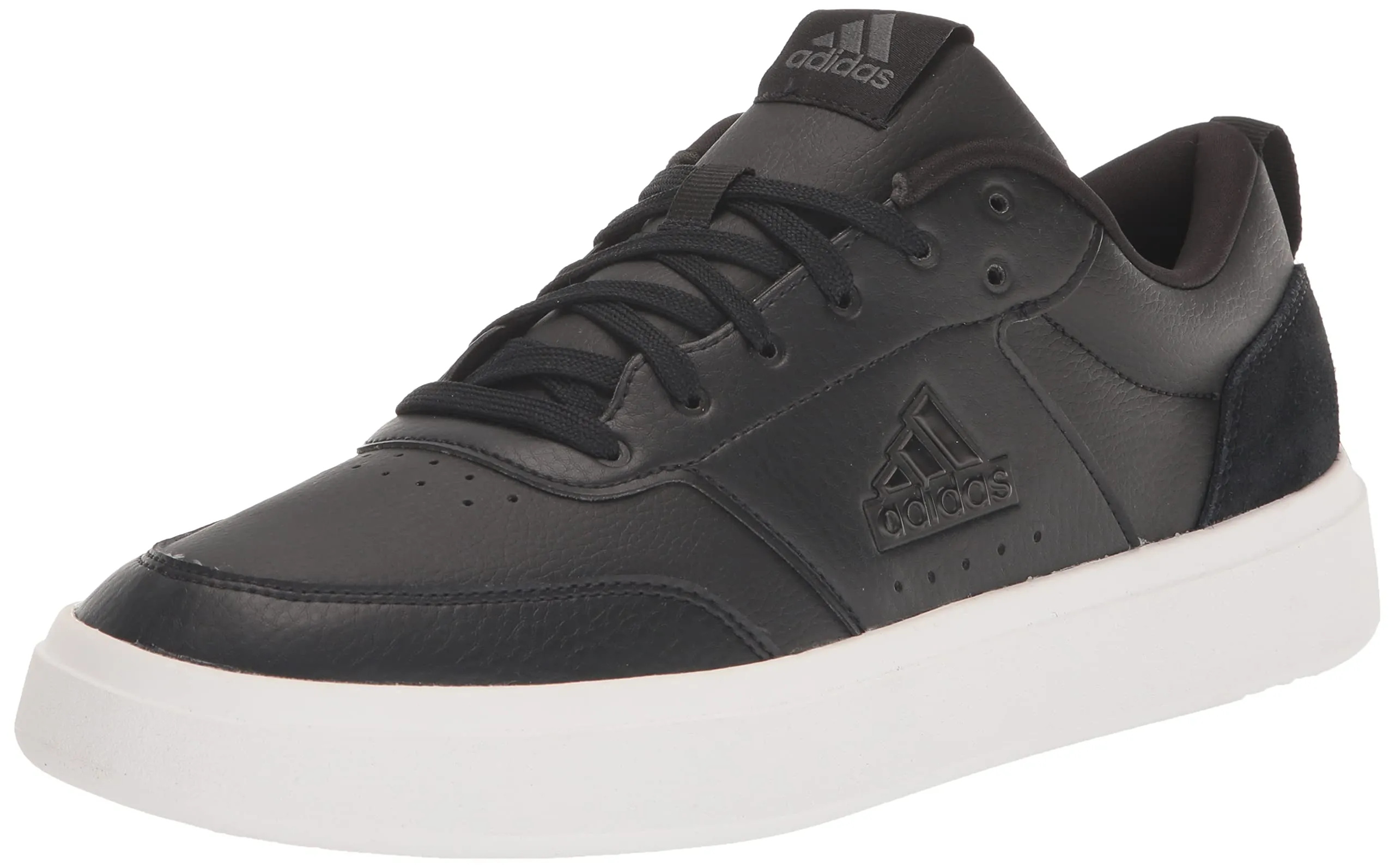 adidas Men's Park Street Sneaker, Black/Black/White, 8.5 Adidas Terrace Shoes