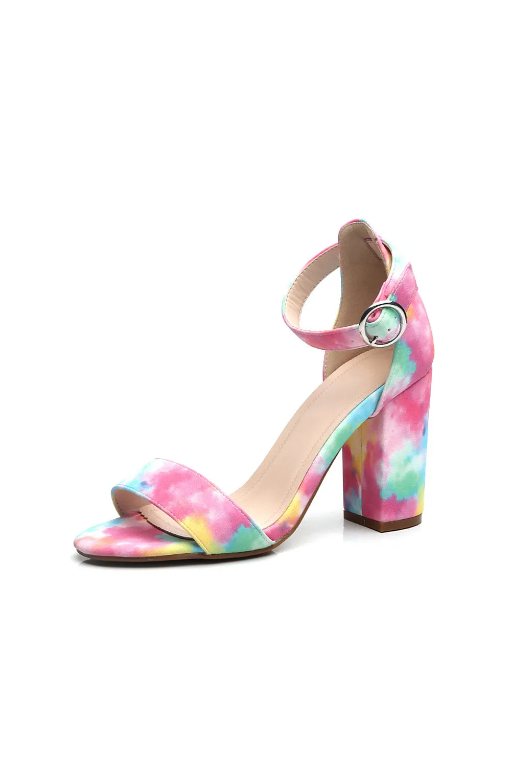 Outdoor Patent Leather Suede Peep Toe Chunky Heel Shoes With Buckle Sandals Packages With Airfare