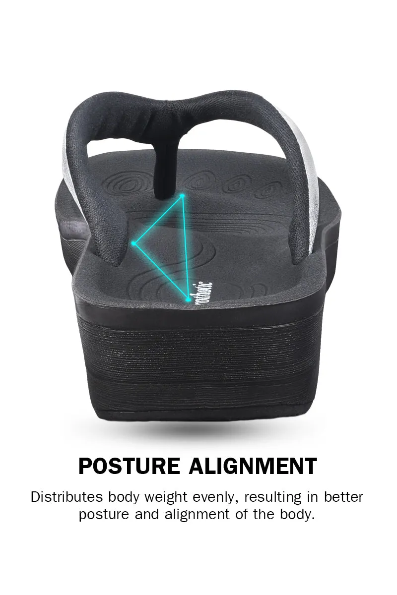 Flip Flops That Stay On Your Aerothotic - Matt Gloss Women's Comfortable Flip-Flops Sandal