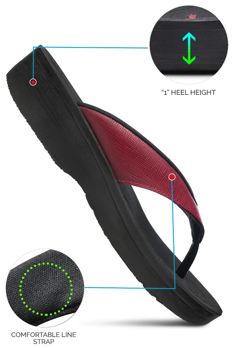 Recycled Plastic Flip Flops Aerothotic - Matt Gloss Women's Comfortable Flip-Flops Sandal