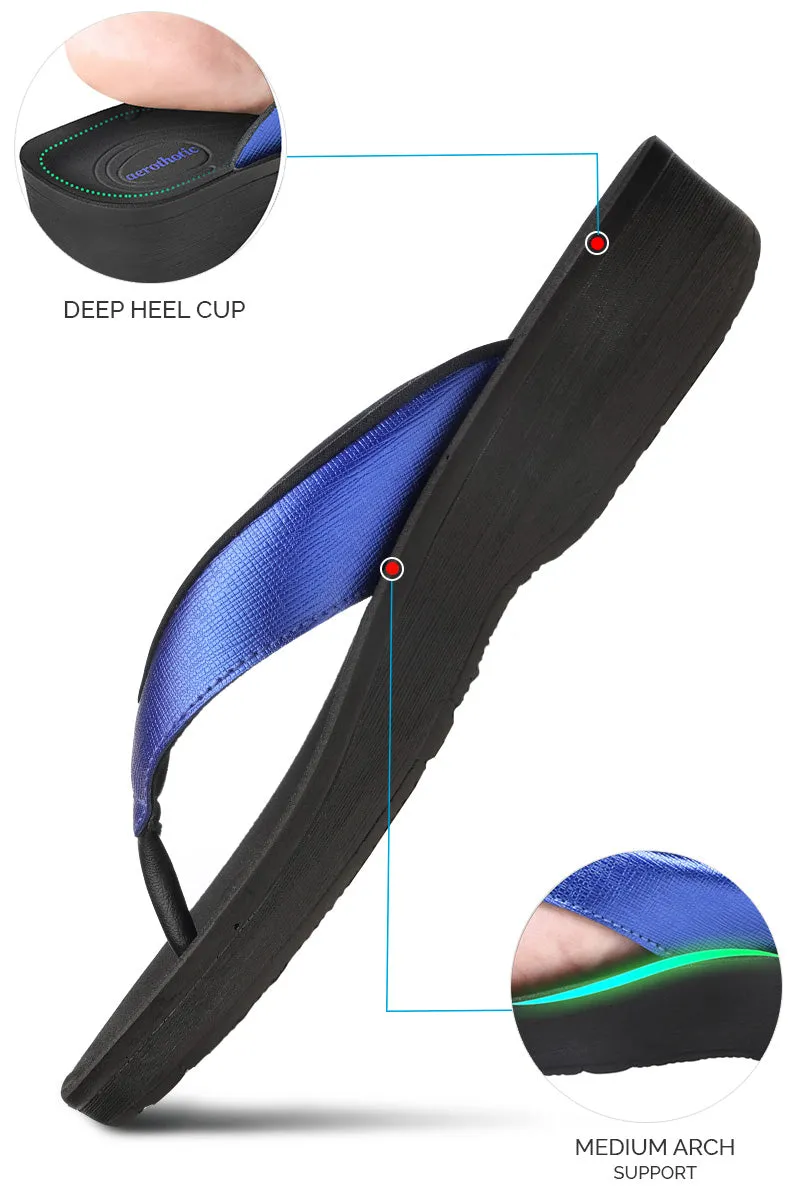 Aerothotic - Matt Gloss Women's Comfortable Flip-Flops Sandal Flip Flop Day Tropical Smoothie