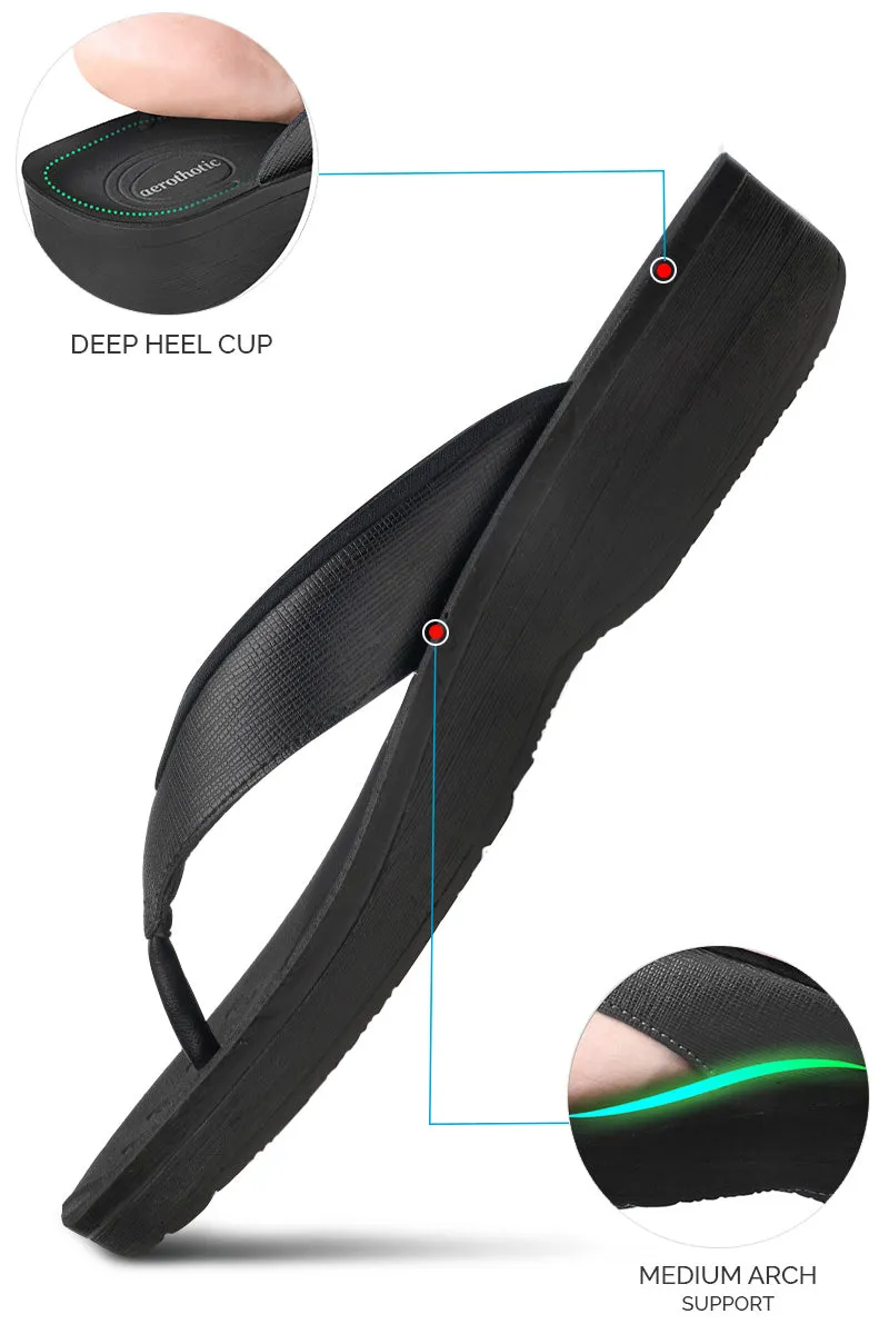 Aerothotic - Matt Gloss Women's Comfortable Flip-Flops Sandal Bcbg Jelly Bow Flip Flops