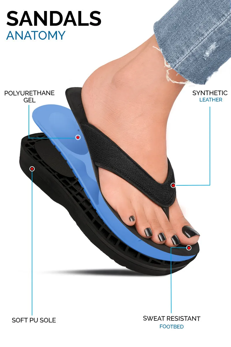 Aerothotic - Women's Strait Thong Sandals Reviva Flip Flops