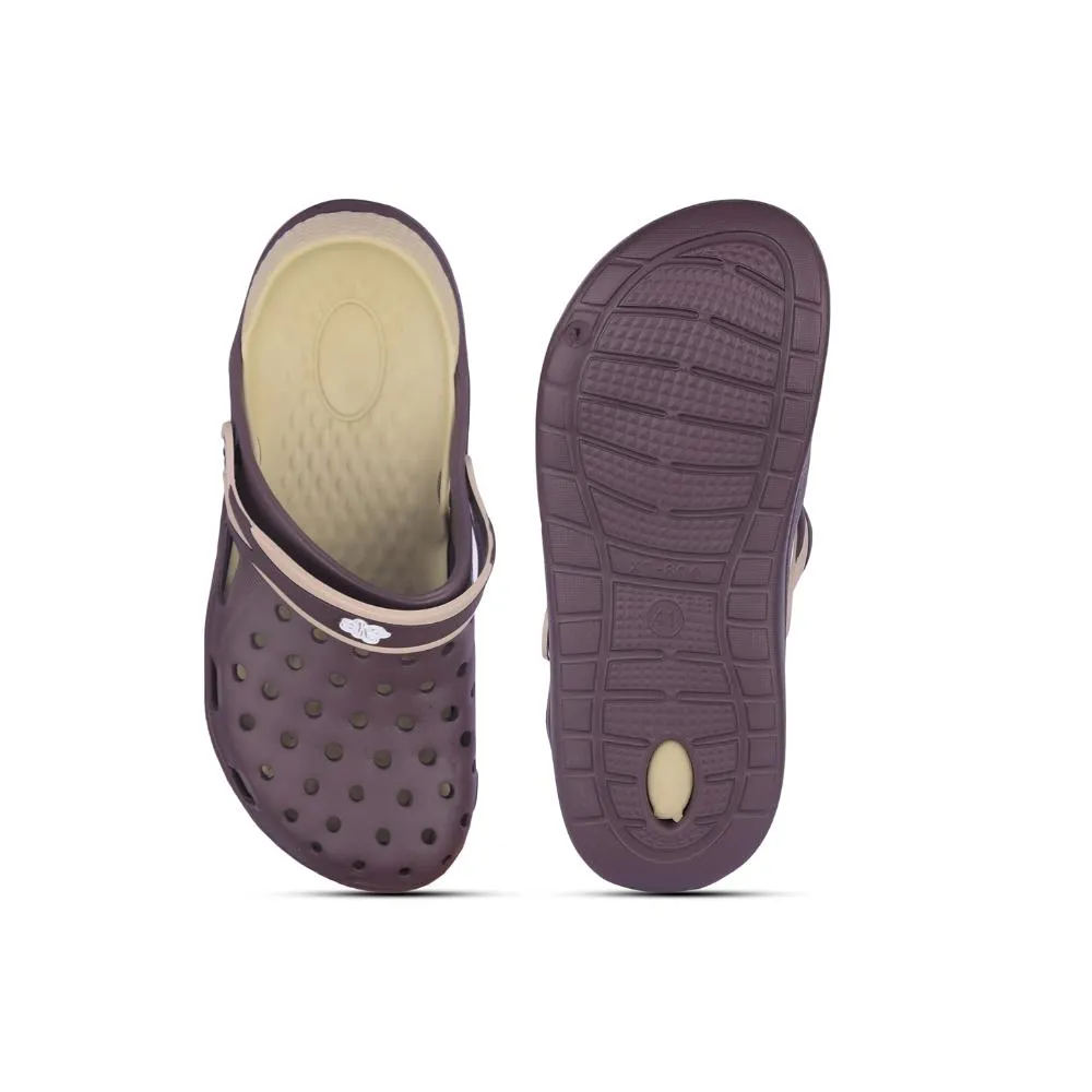 AHA By Liberty XT-800-1 Casual Clogs For Mens (Brown) Suede Slippers