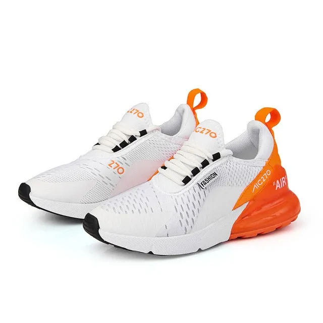 Air AIC 270 Model Outdoor Sports Casual fashion sneakers for women /  Slope Heel Comfortable Ventilated Flat Shoes For Women Basketball Shoes For Flat Wide Feet