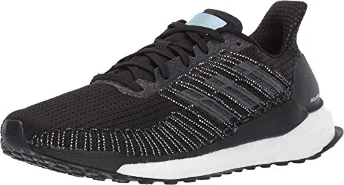 adidas Running Solar Boost 19 Core Black/Grey Five/Glow Blue 11 Adidas Barricade Tennis Shoes Review