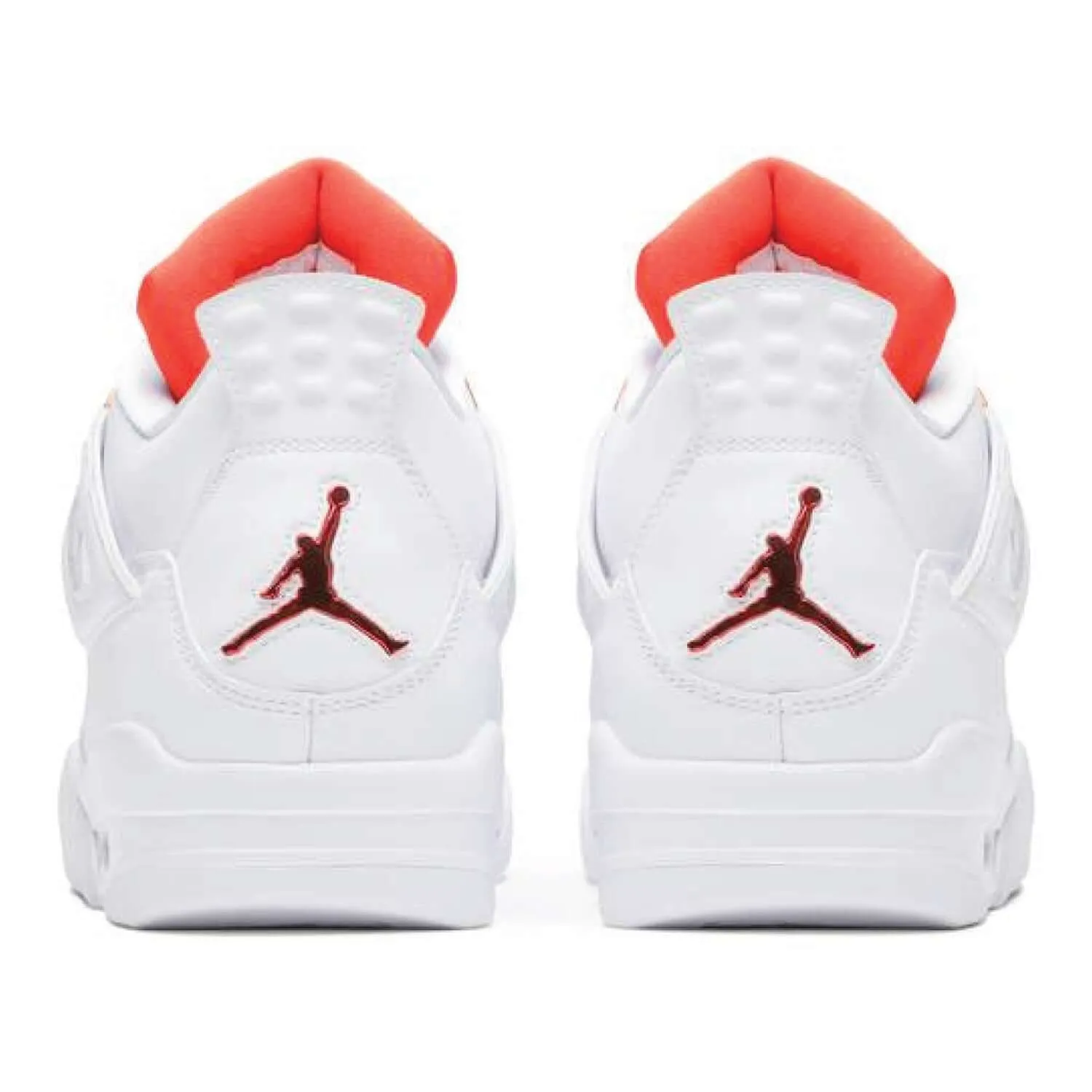 Air Jordan 4 Retro Metallic Orange Asics Shoes For Healthcare Workers