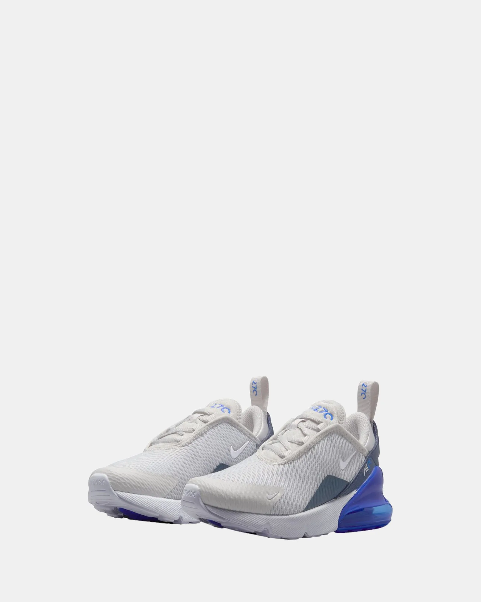 Air Max 270 Pre School Vast Grey/White/Hyper Royal Asics Solution Speed Ff 3 Tennis Shoes