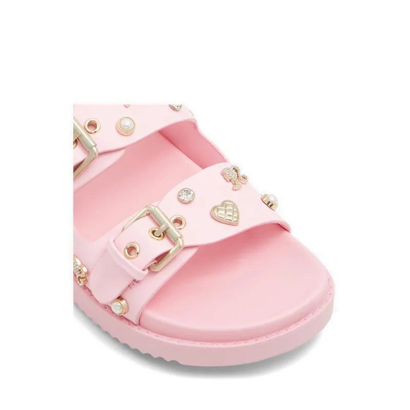 Fuzzy Slip On Slippers ALDO X Barbie Barbiedream Slip Ons - Light Pink