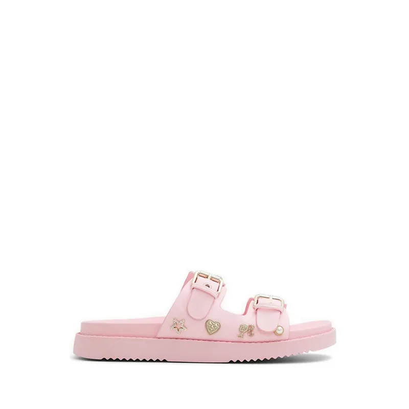 ALDO X Barbie Barbiedream Slip Ons - Light Pink Orthotic Cozy Suede Slip-ons - Siesta Splendid