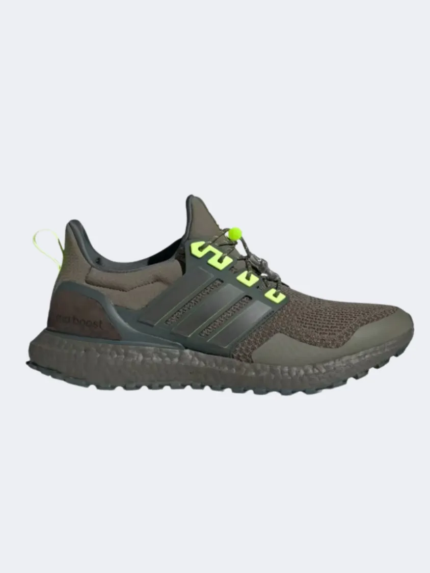 Adidas Ultraboost 1 Atr Men Sportswear Shoes Olive Strata/Lemon Adidas Ubounce Dna Athletic Shoe