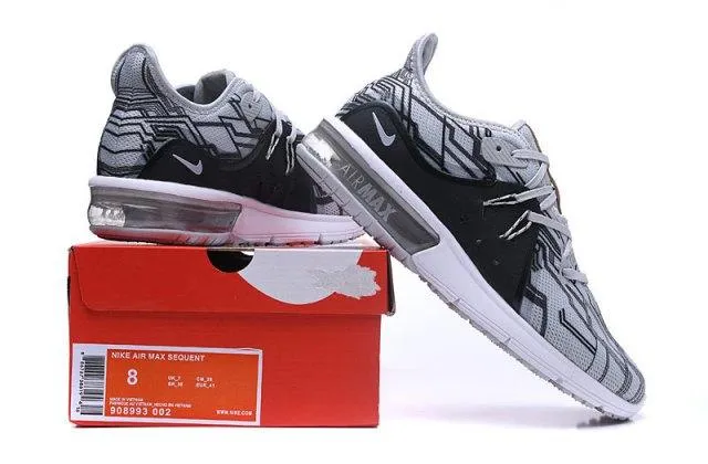 N A M Sequent Wolf Grey White Men's Running Shoes Sneakers Best Running Shoes Of 2025