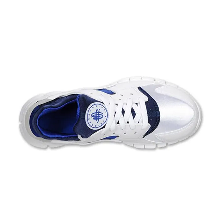Custom Fit Running Shoes Asics Nike Huarache Free 2012  White - Navy-Royal