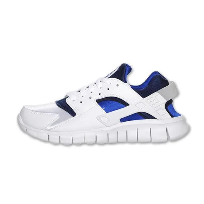 Nike Huarache Free 2012  White - Navy-Royal Asics Chart Shoes