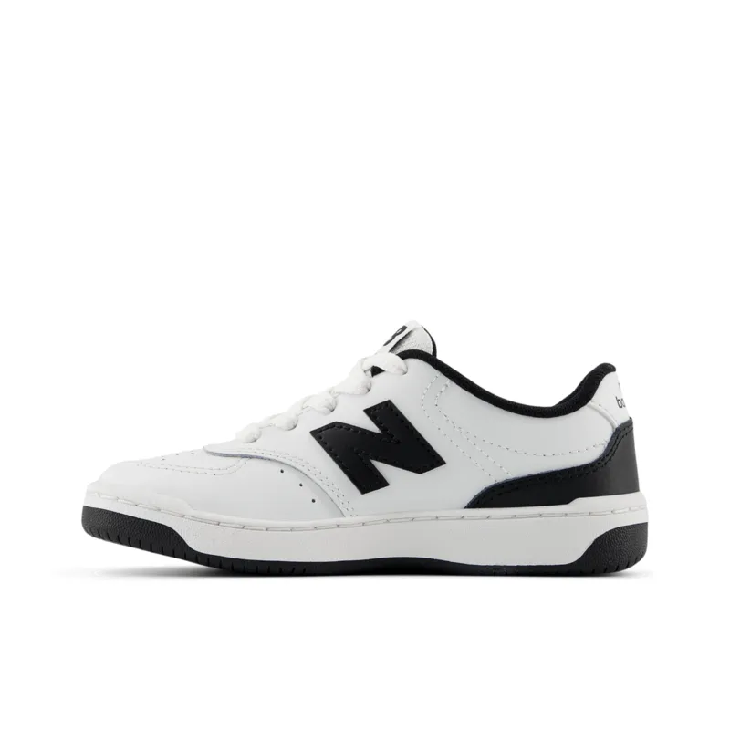 Black Womens New Balance 327 NEW BALANCE KIDS BB80 WHITE/BLACK BASKETBALL SHOES