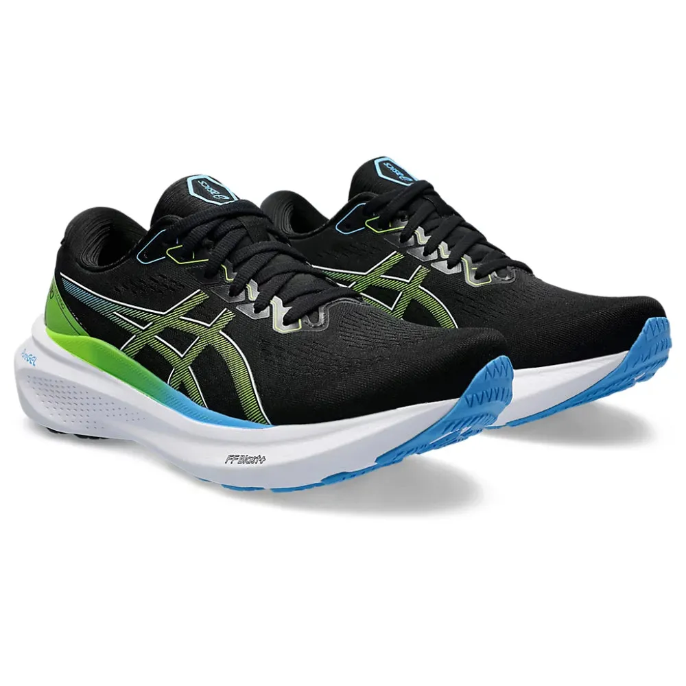 ASICS Men's Gel-Kayano 30 Running Shoe (Black/Electric Lime) Best Neutral Asics Running Shoes