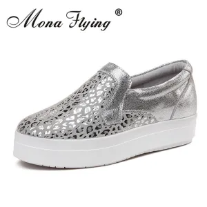 Ferragamo Cosimo Loafers Women Flat Platform Loafers Shoes 2017 Brand Women Leather Casual Platform Shoes For Ladies New Fashion Flats Shoes Women 2528