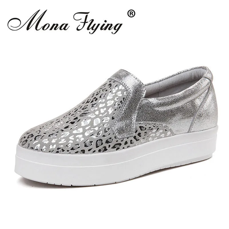 Loafers Cocktail Bar Women Flat Platform Loafers Shoes 2017 Brand Women Leather Casual Platform Shoes For Ladies New Fashion Flats Shoes Women 2528