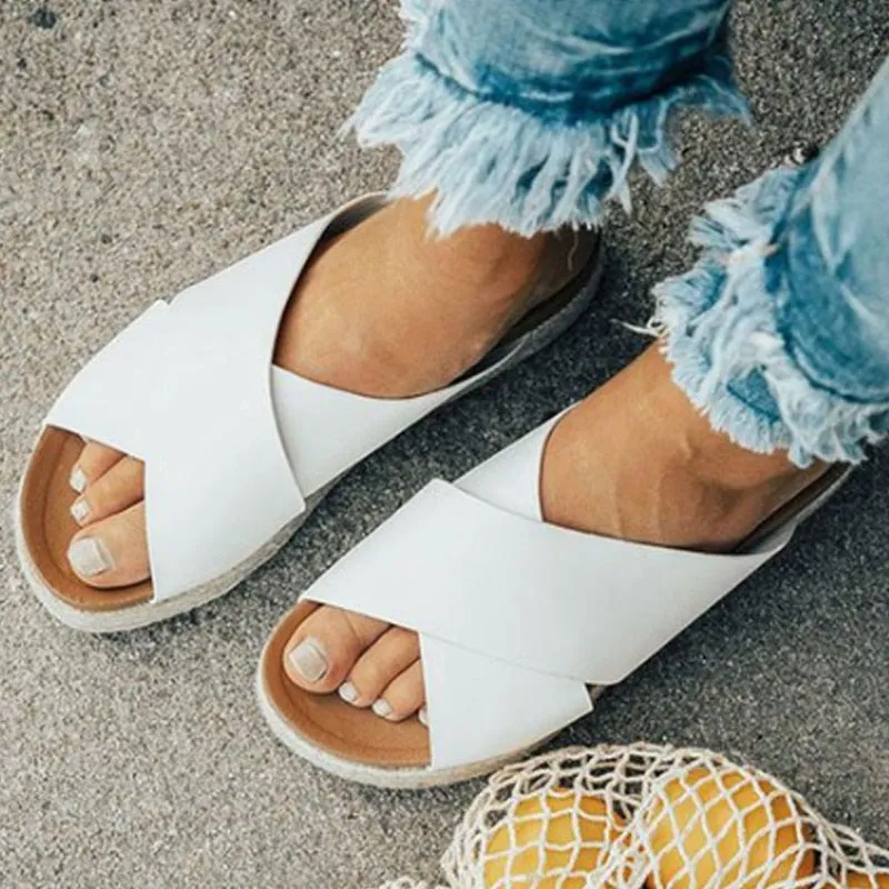 Sexy Leopard Sandals Summer Women Slippers Open Toe Platform Casual Shoes Ladies Outdoor Beach Flip Flops Female Slides Dsw Shoes Flip Flops