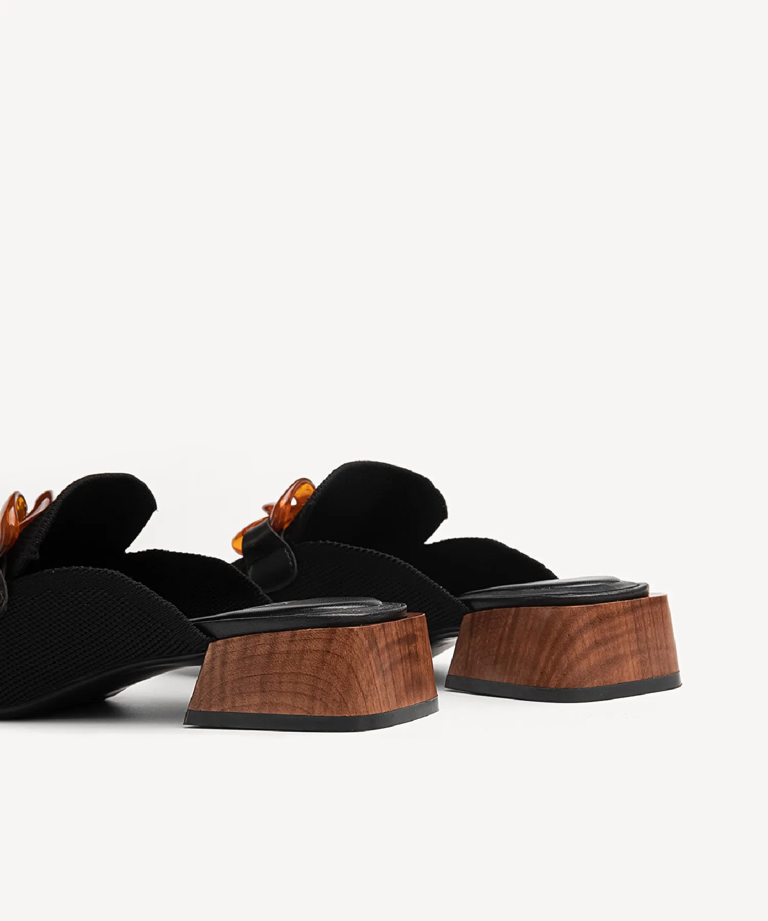 AmberHaven Flat Mules 8 Inch Work Boots - Soft Toe