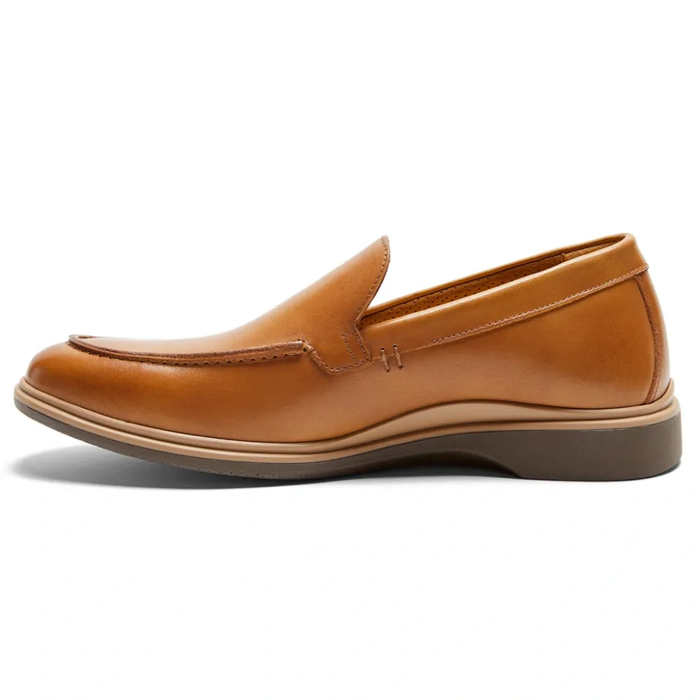 Non Slip Shoes For Flat Feet Amberjack The Loafer Honey Leather Loafer (Men's)