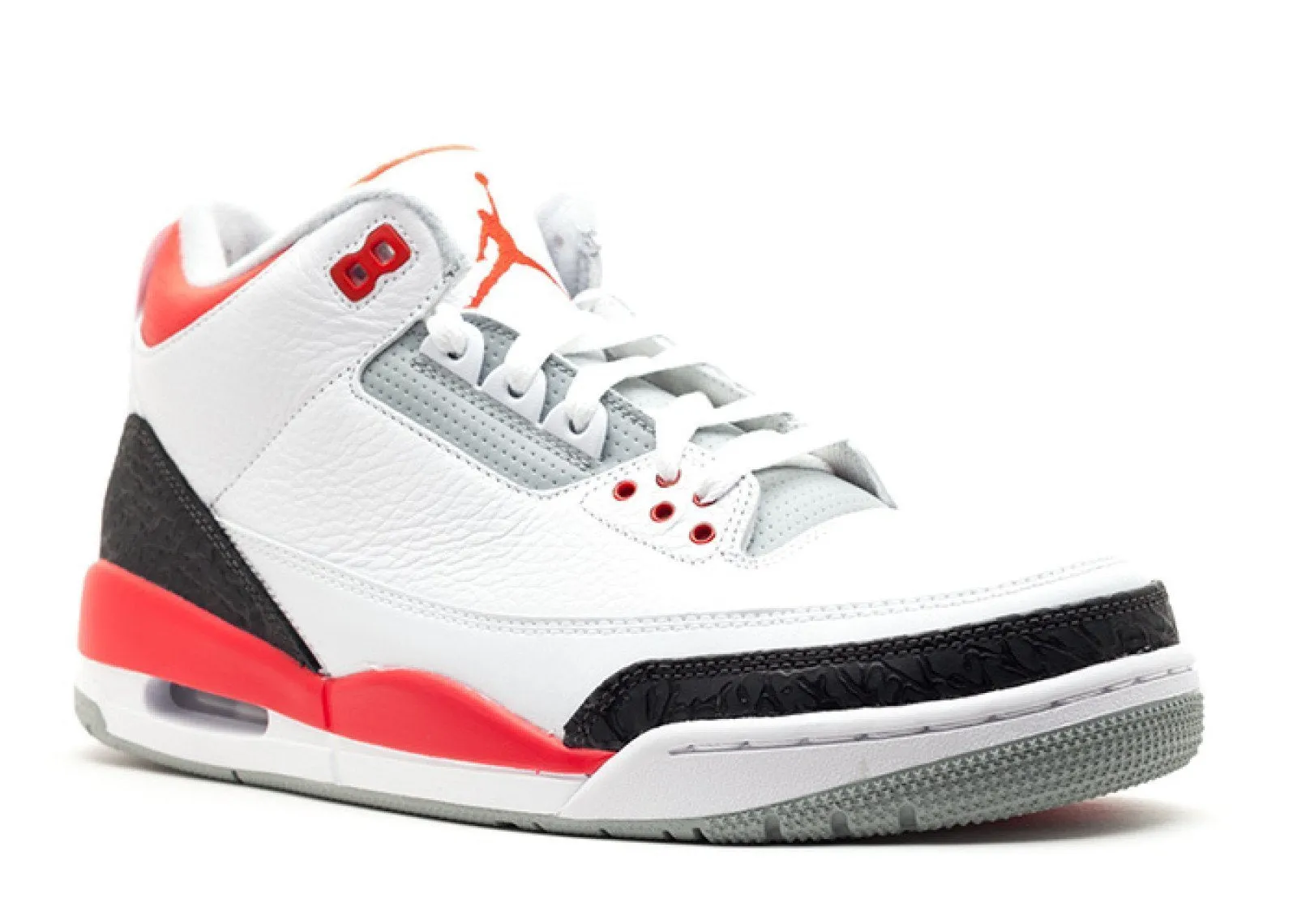 Nike Air Jordan 3 Retro 2013 Release White Silver Black Red Men Shoes Sale Size US 7, 8, 8.5, 9, 10, 11, 12, 13 Asics Gel 100 Not Out Cricket Shoes