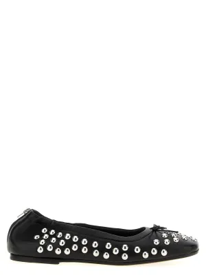 Amy Flat Shoes Nero Restricted Shoes Flats
