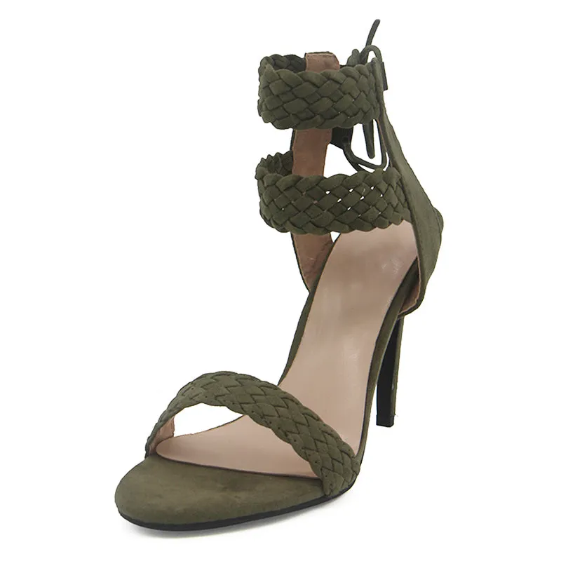 Summer Heeled Strap Sandals Resort Grenada