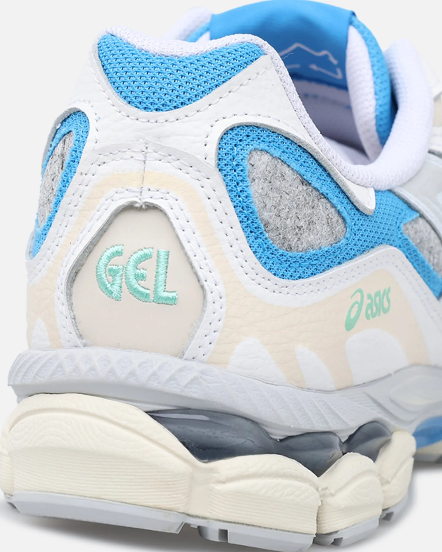 Asics GEL-NYC White/Dolphin Blue Asics Gel-resolution X Tennis Shoes