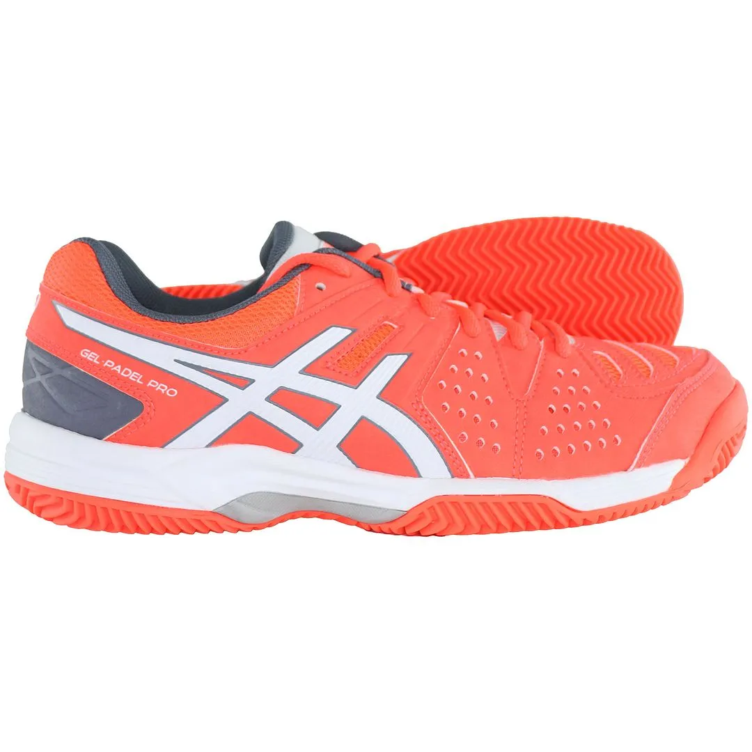 Asics Shoes Chart Size Asics Gel Padel Pro 3 Womens Orange Trainers