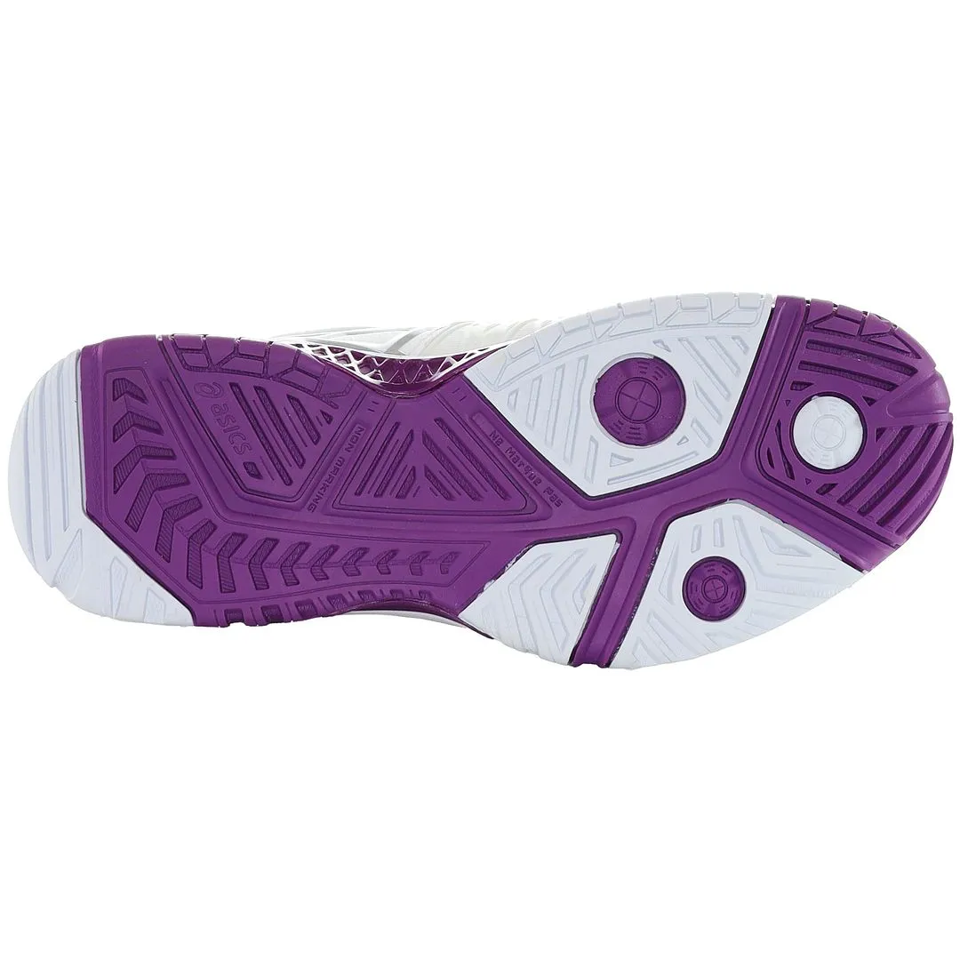 Asics Gel-Resolution 6 Womens White Tennis Trainers Asics Shoes Durability
