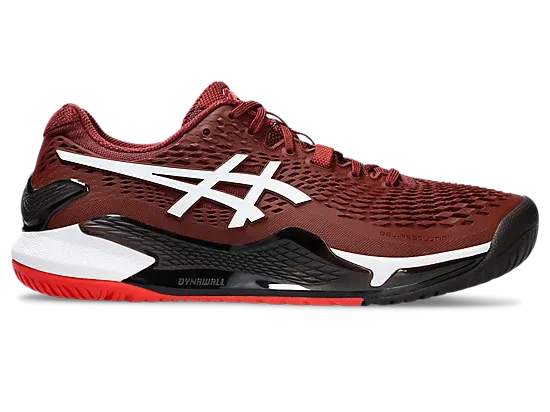 Asics Gel Resolution 9 (Antique Red/White) Asics Military Shoes