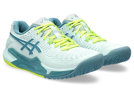 Asics Legends Wrestling Shoes Asics Gel Resolution 9 (Soothing Sea/Gris Blue)