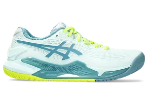 Asics Dedicate Pickleball Shoes Asics Gel Resolution 9 (Soothing Sea/Gris Blue)