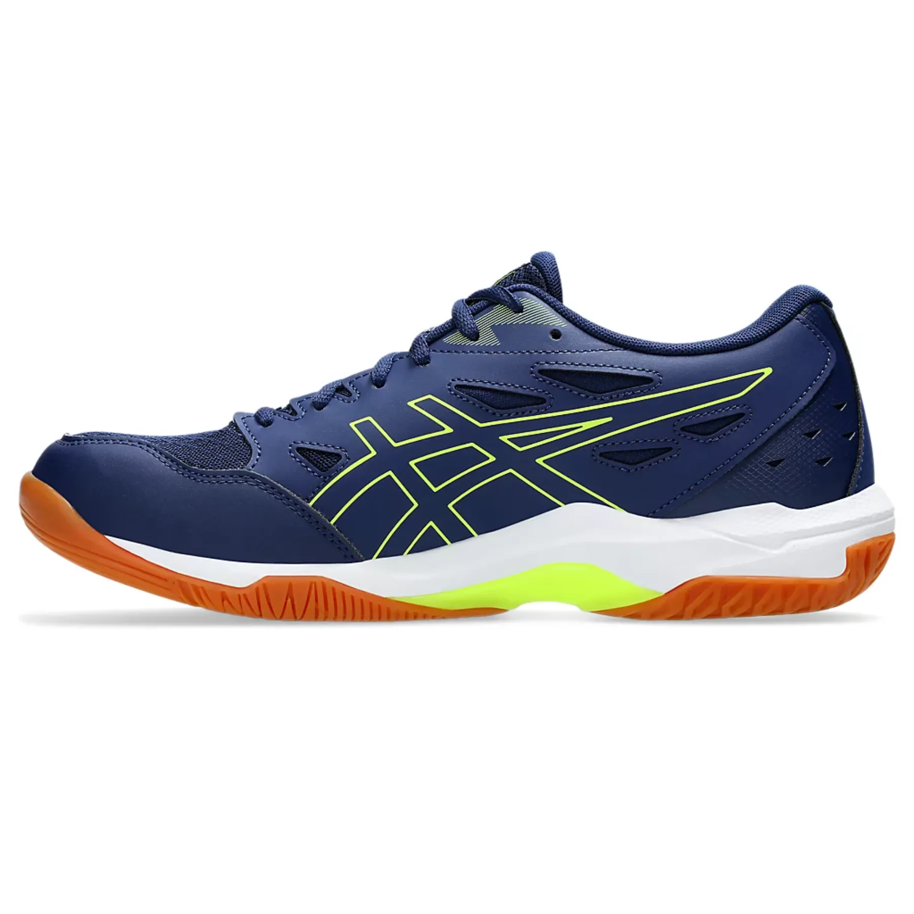 Asics Gel-Rocket 11 Men Multi Court Shoes - Blue Expanse/Safety Yellow Asics 2018 Running Shoes