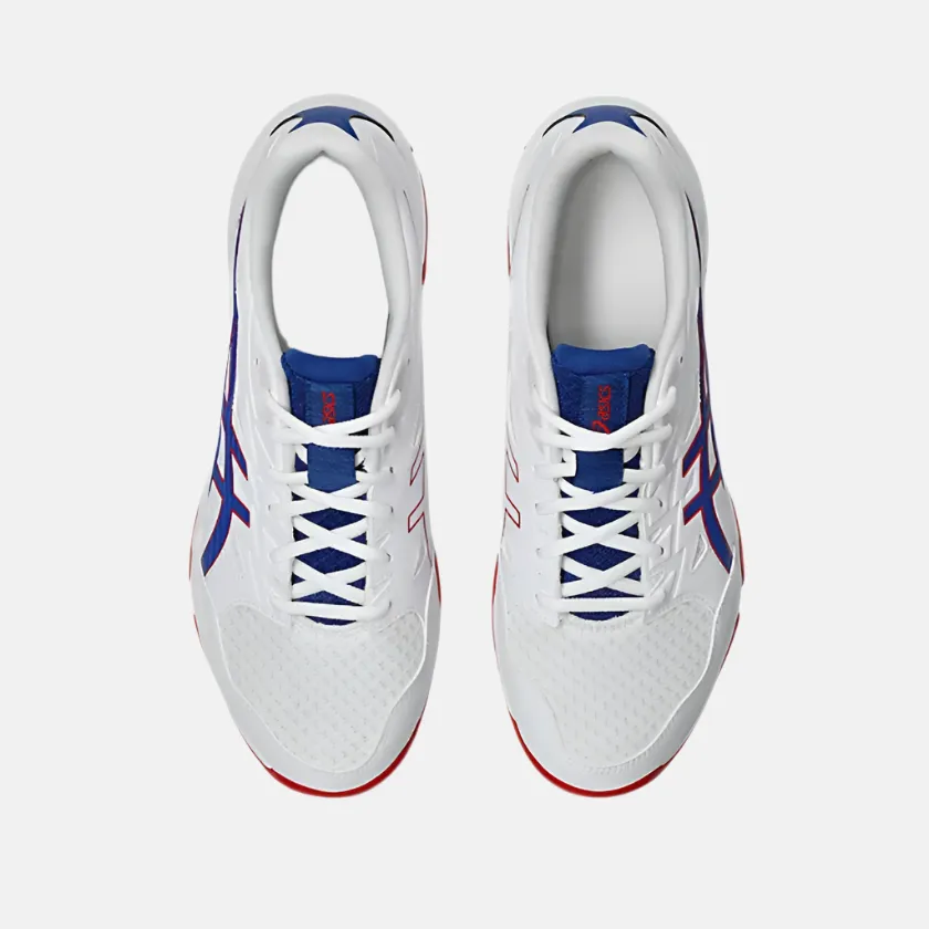 Asics Gel Rocket 11 Men's Badminton Shoes -White/Asics Blue Original Asics Shoes Price