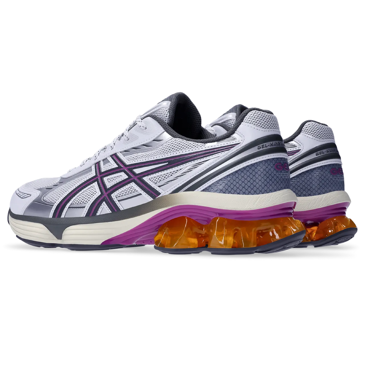 Cricketers Wearing Asics Shoes GEL-KINETIC FLUENT - WHITE / TRUFFLE GREY