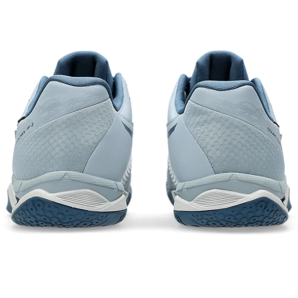 Asics Shoe Guarantee ASICS Men's Court Control FF 3 Badminton Shoe (Dolphin Grey/Vintage Indigo)