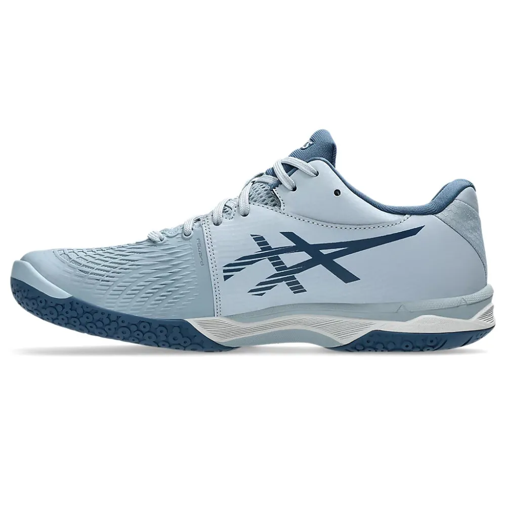 ASICS Men's Court Control FF 3 Badminton Shoe (Dolphin Grey/Vintage Indigo) Asics Discontinued Running Shoes