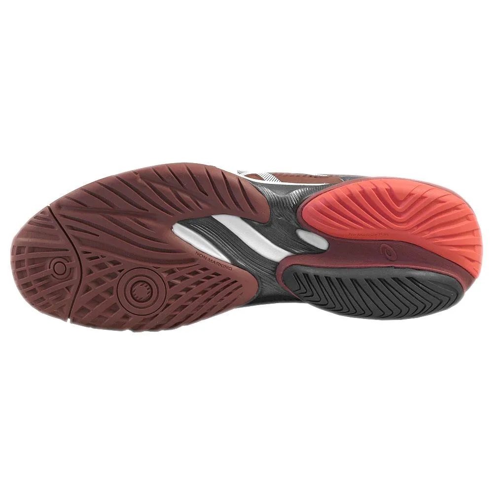 Asics Running Shoes New Releases Asics Men's Court FF 3 - Antique Red/White