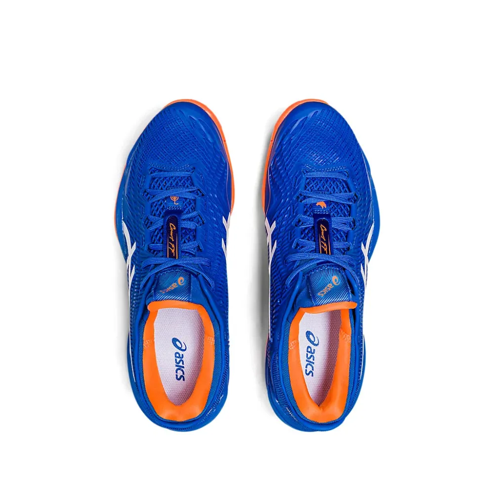 ASICS Men's Court FF 3 Novak Tennis Shoe (Tuna Blue/Orange) Shop Asics Shoes