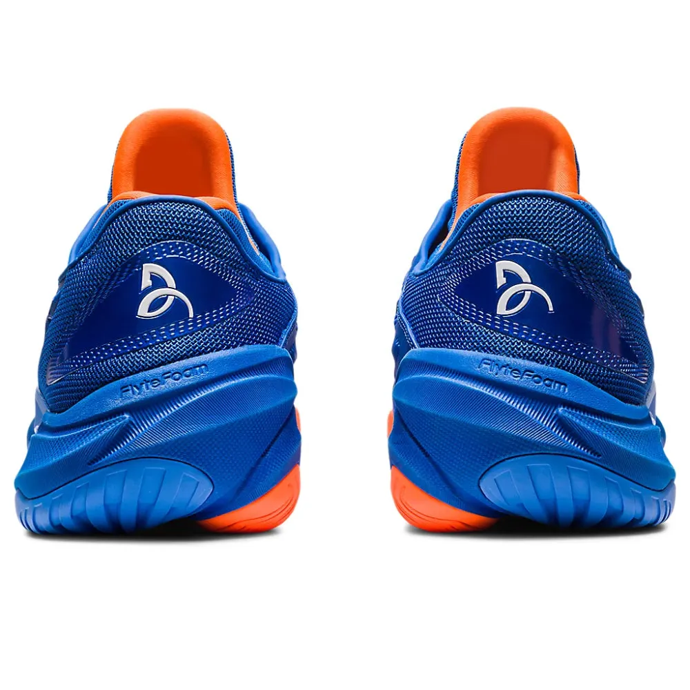 Asics Gel-venture Trail Running Shoes ASICS Men's Court FF 3 Novak Tennis Shoe (Tuna Blue/Orange)