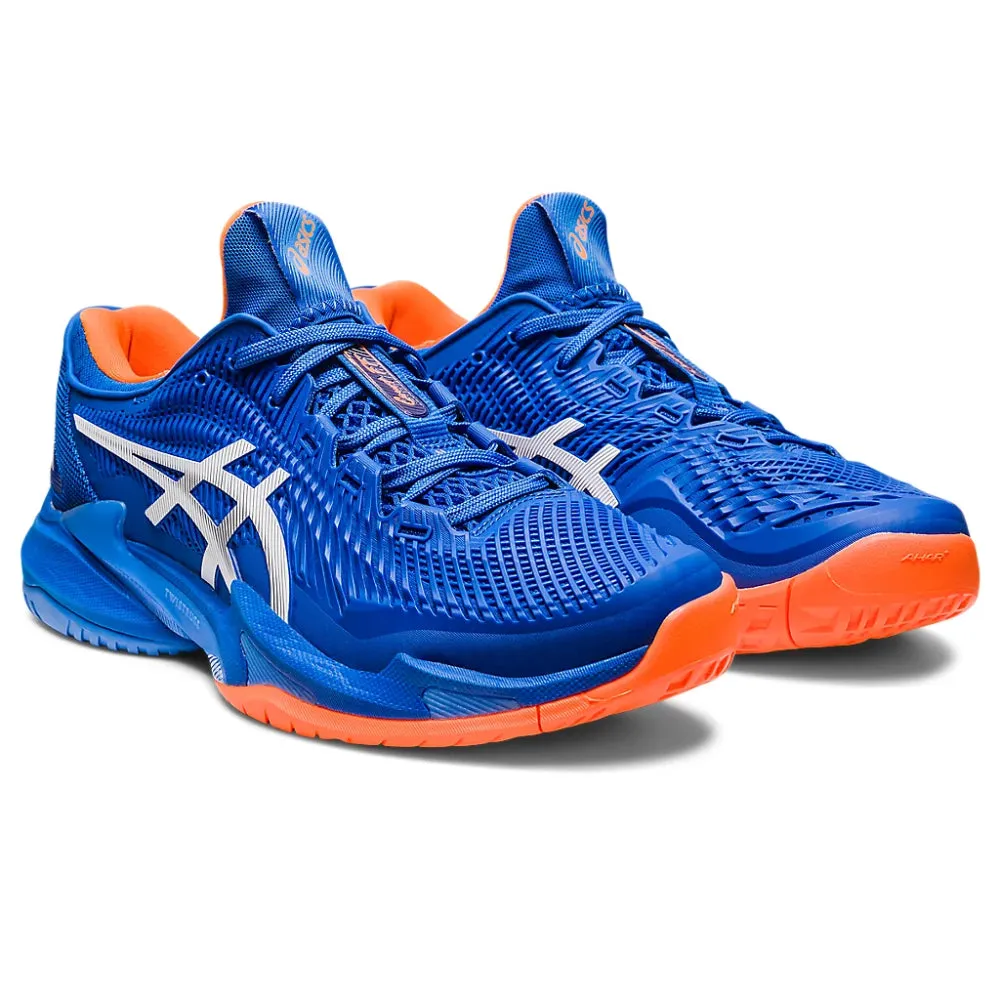 Asics Shoes Macys ASICS Men's Court FF 3 Novak Tennis Shoe (Tuna Blue/Orange)