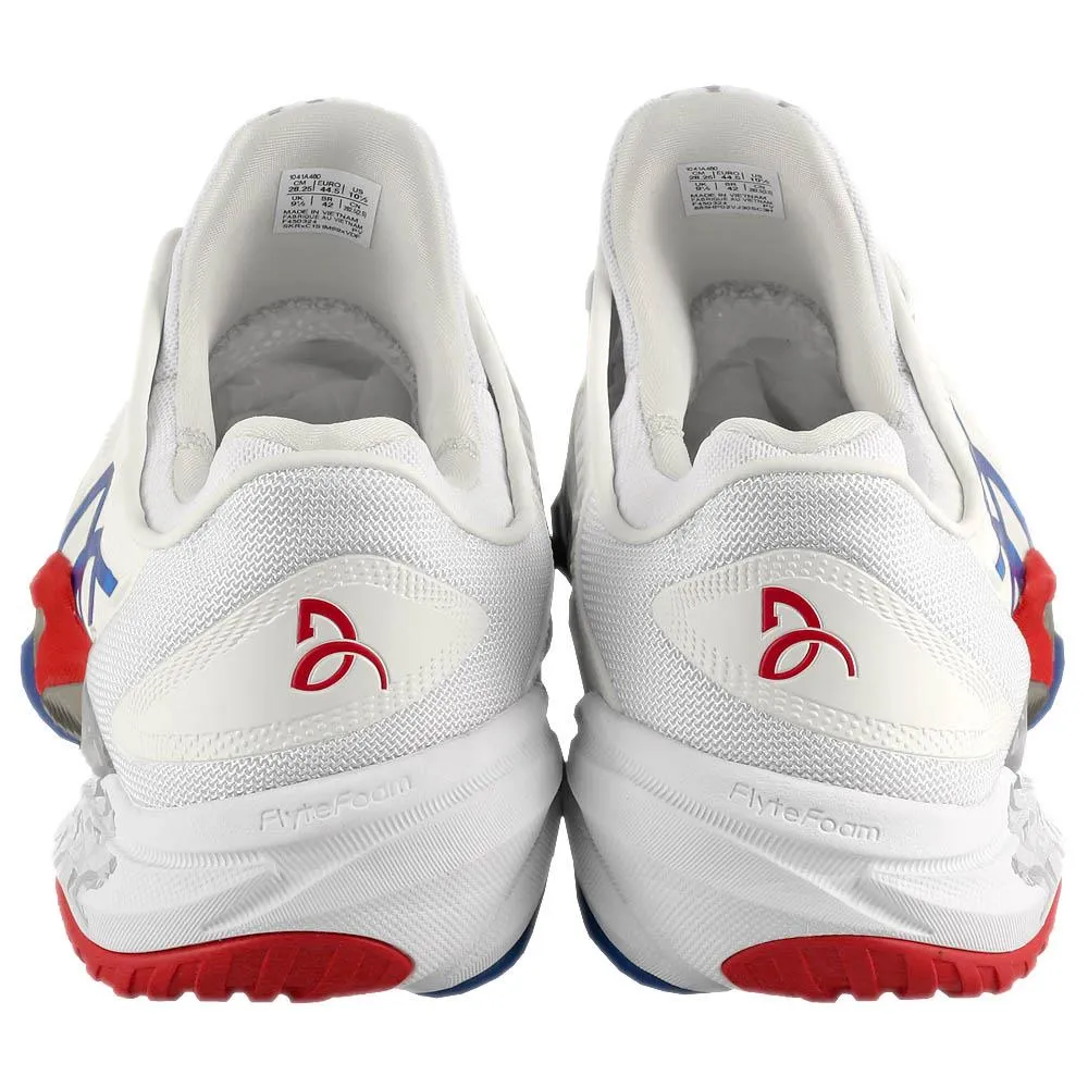 Asic Indoor Court Shoes Asics Men's Court FF 3 Novak - White/Asics Blue