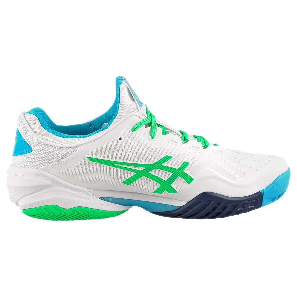 Asics Men's Court FF 3 - White/New Leaf Most Popular Asics Shoes