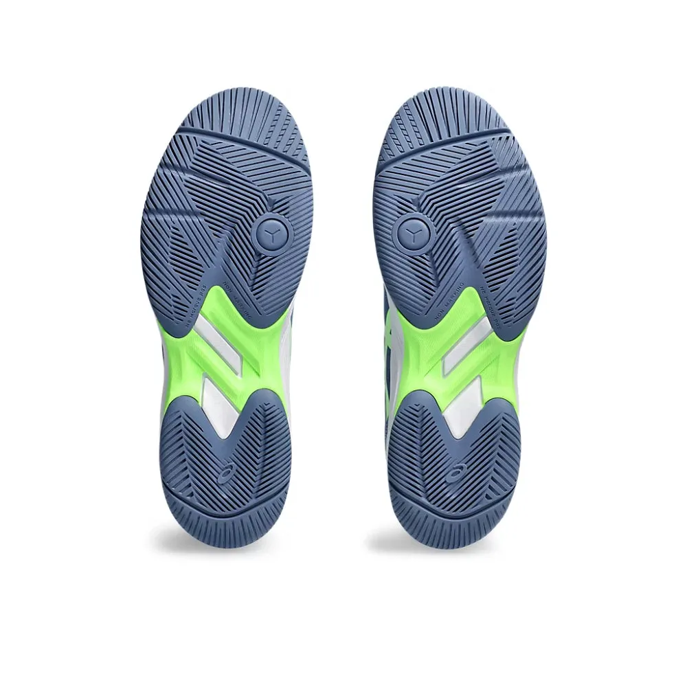 ASICS Men's Gel-Court Hunter 3 Badminton Shoe (Denim Blue/Lime Burst) Asics Shoes For Neutral Runners