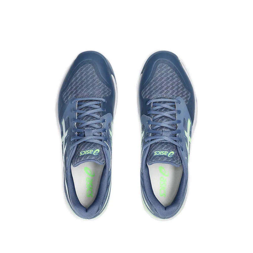 ASICS Men's Gel-Court Hunter 3 Badminton Shoe (Denim Blue/Lime Burst) Asics Best Support Shoe