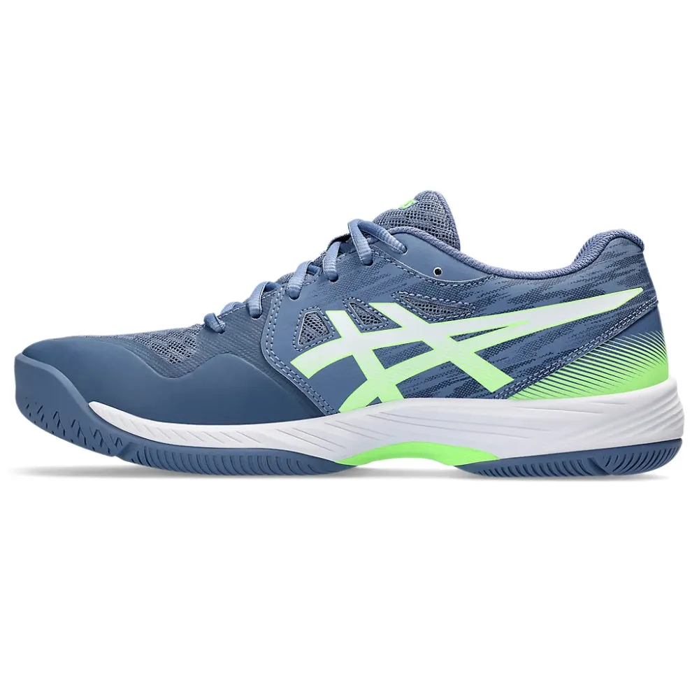 ASICS Men's Gel-Court Hunter 3 Badminton Shoe (Denim Blue/Lime Burst) Asics Top Running Shoe