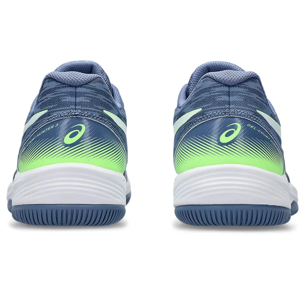 ASICS Men's Gel-Court Hunter 3 Badminton Shoe (Denim Blue/Lime Burst) Shoes Similar To Asics Gt 2000