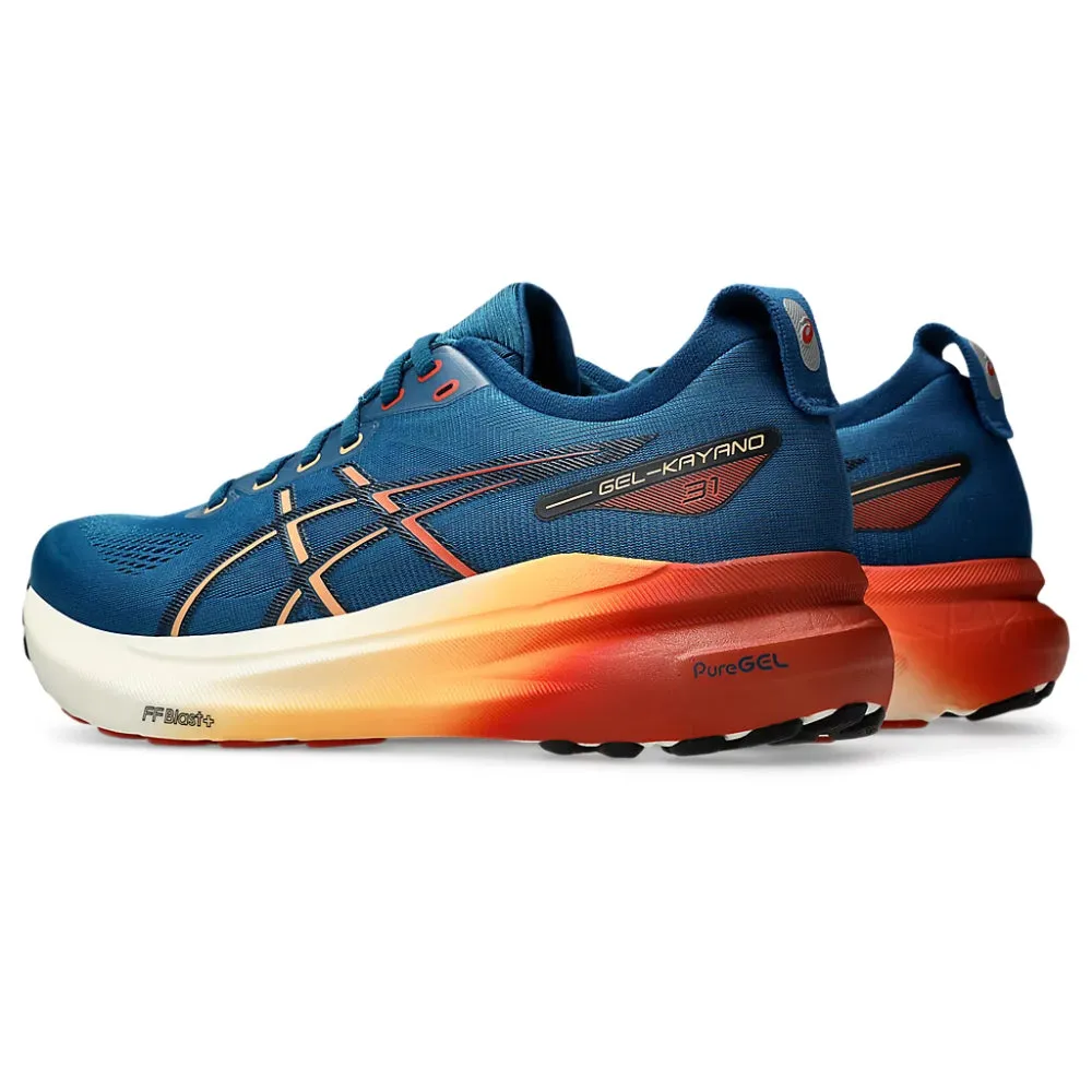 ASICS Men's Gel-Kayano 31 Running Shoe (Rich Navy/Spice Latte) Asics Shoes For Training